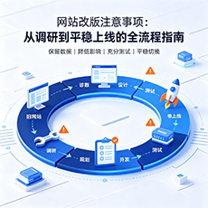 昭通建站-网站改版注意事项：从调研到平稳上线的全流程指南