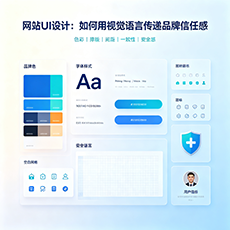 昭通建站-网站UI设计：如何用视觉语言传递品牌信任感